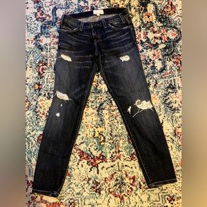 Current/Elliott The Cropped Skinny Loved Destroy